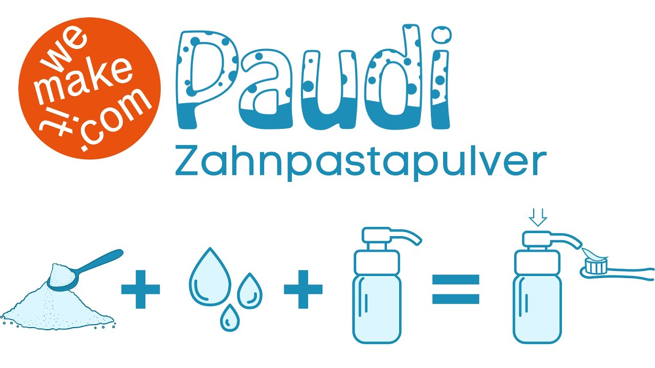 Paudi - Das Zahnpasta Pulver - Mach mit und werde Unterstützer auf wemakeit