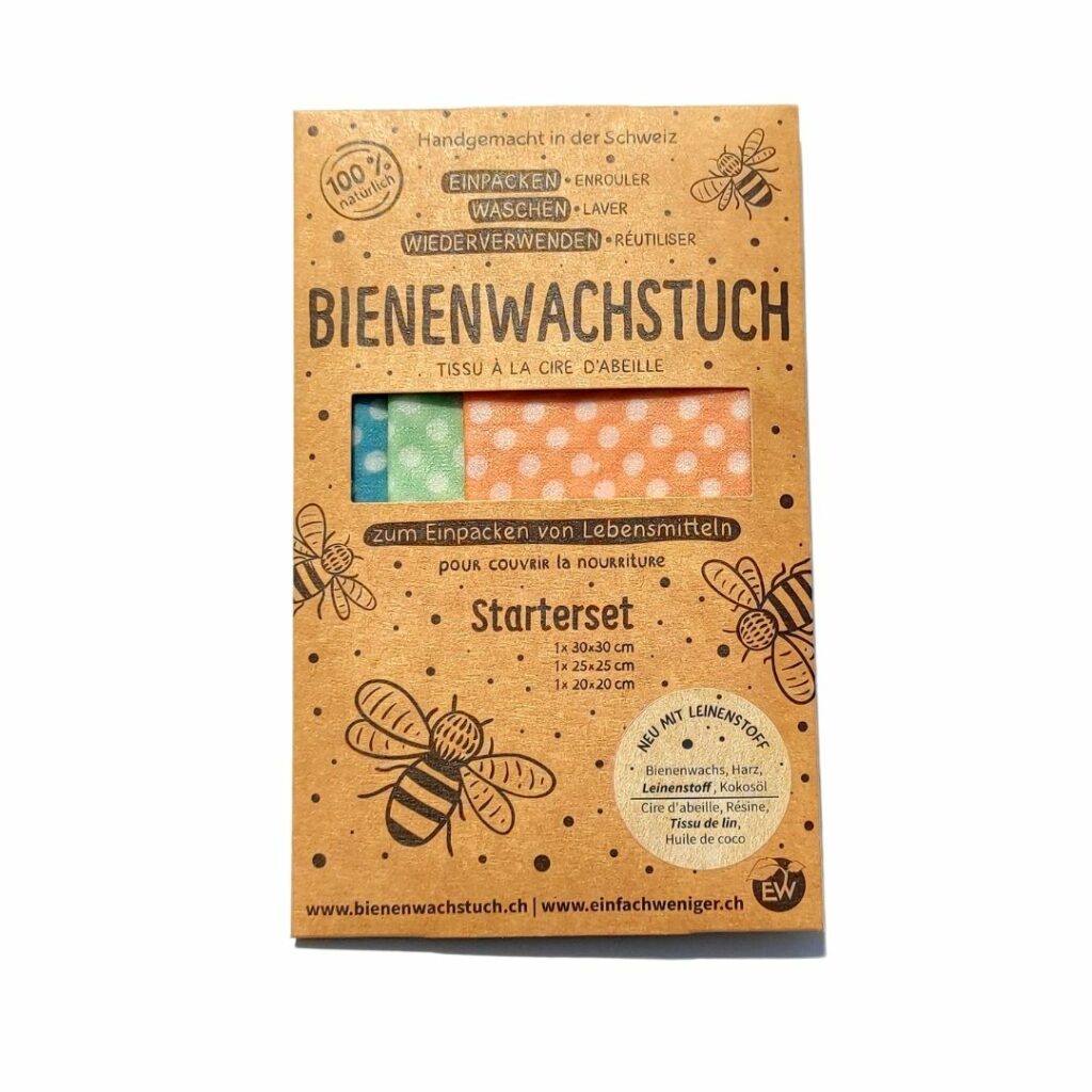 Bienenwachstücher in Verpackung