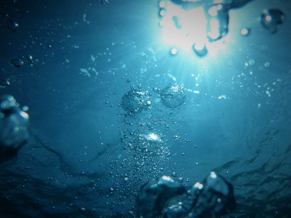 Wasser sparen - Unterwasserfoto