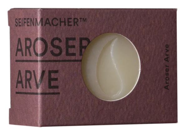 Produktfoto der Aroser-Arve-Seife vom Seifenmacher