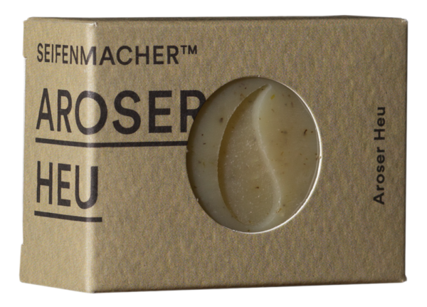 Produktfoto der Aroser-Heu-Seife vom Seifenmacher