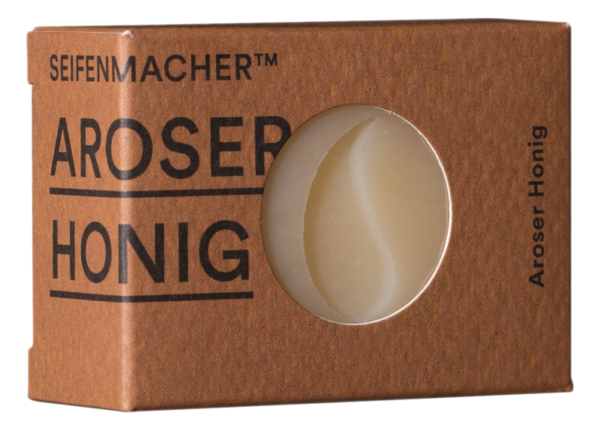 Produktfoto der Arosa-Honig-Seife vom Seifenmacher