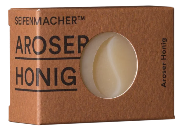 Produktfoto der Arosa-Honig-Seife vom Seifenmacher