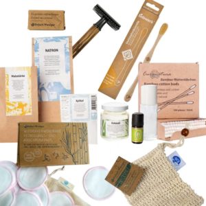 Collage von verschiedenen Produkten aus dem Online Shop von Einfach Weniger