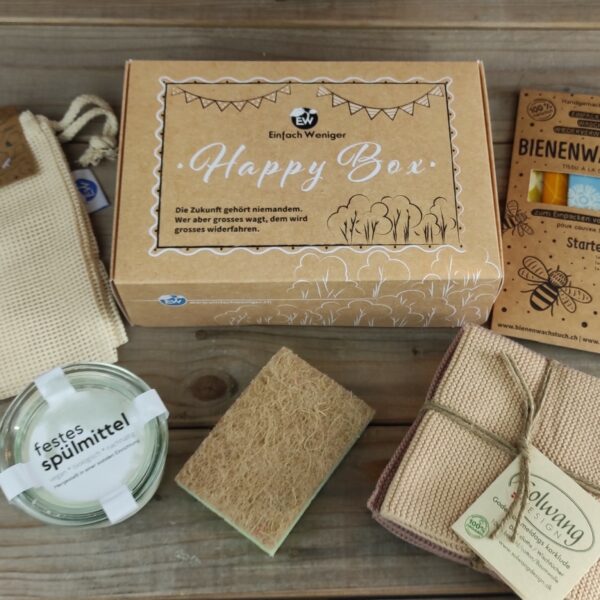 Happy Box mit nachhaltigen Produkten