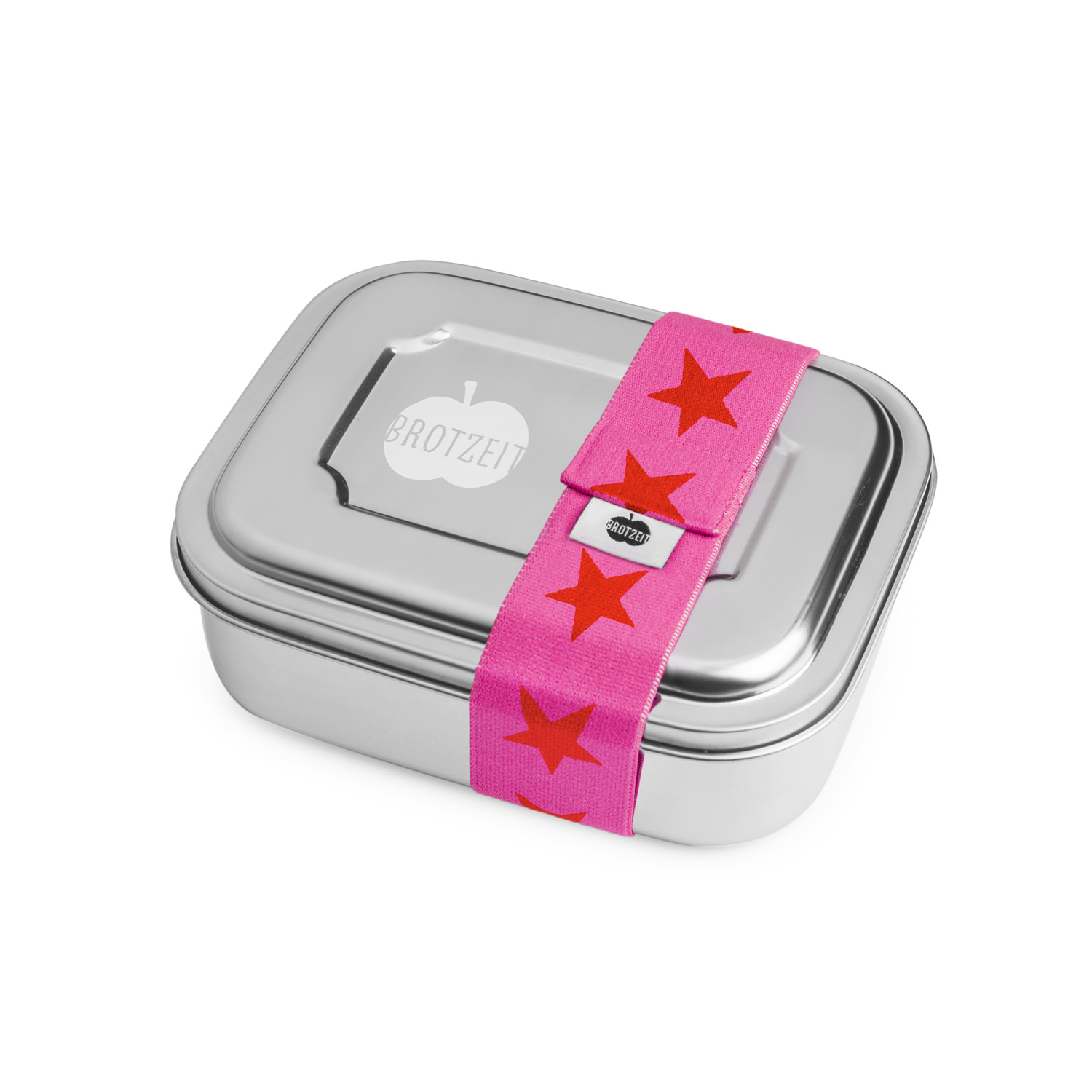 Gummiband f. Lunchboxen (sterne-rot-pink) 0