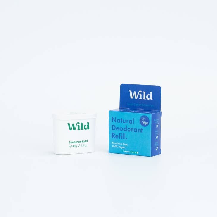 Wild Natürliche Deo-Nachfüllpackung - Coconut & Vanilla