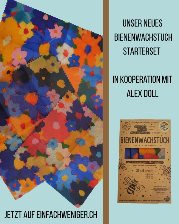Bienenwachstuch Special Edition Alex Doll – Bild 3